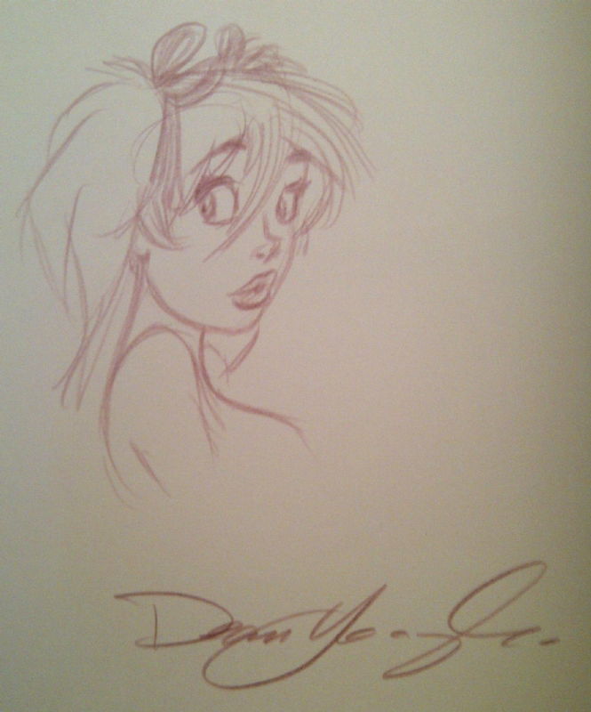 Dean Yeagle Mandy Sketch 2012 In Aka Rick S The Pin Up Girls Comic Art